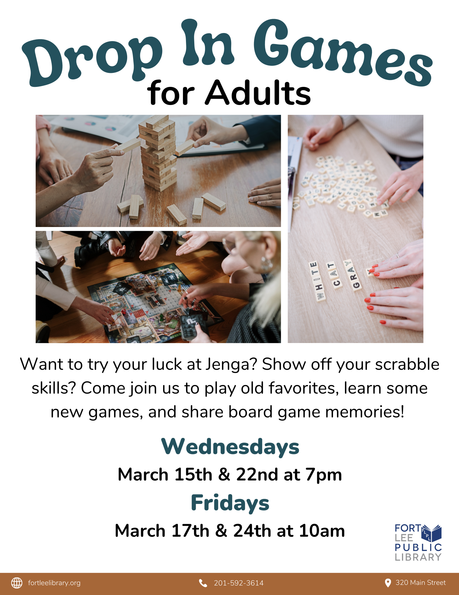 DROP IN GAMES FOR ADULTS