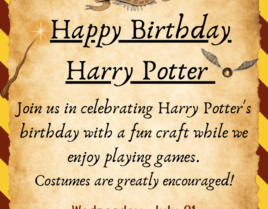 HARRY POTTER’S BIRTHDAY