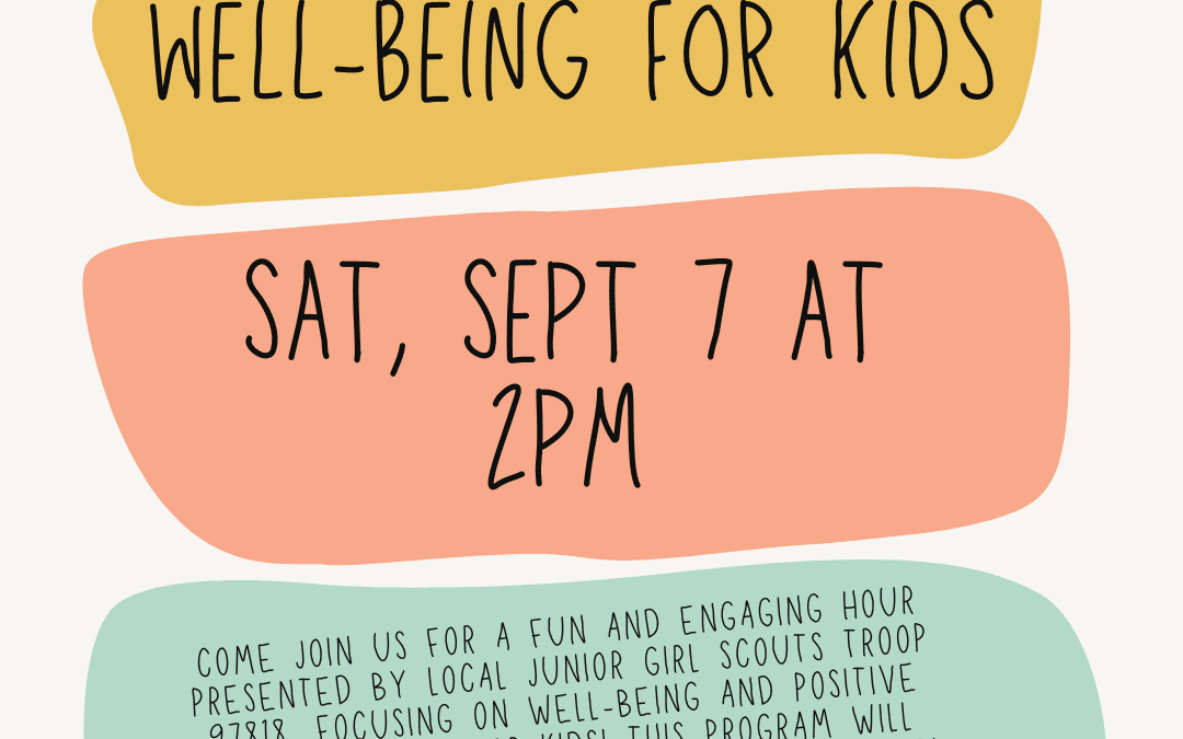 WELL-BEING FOR KIDS