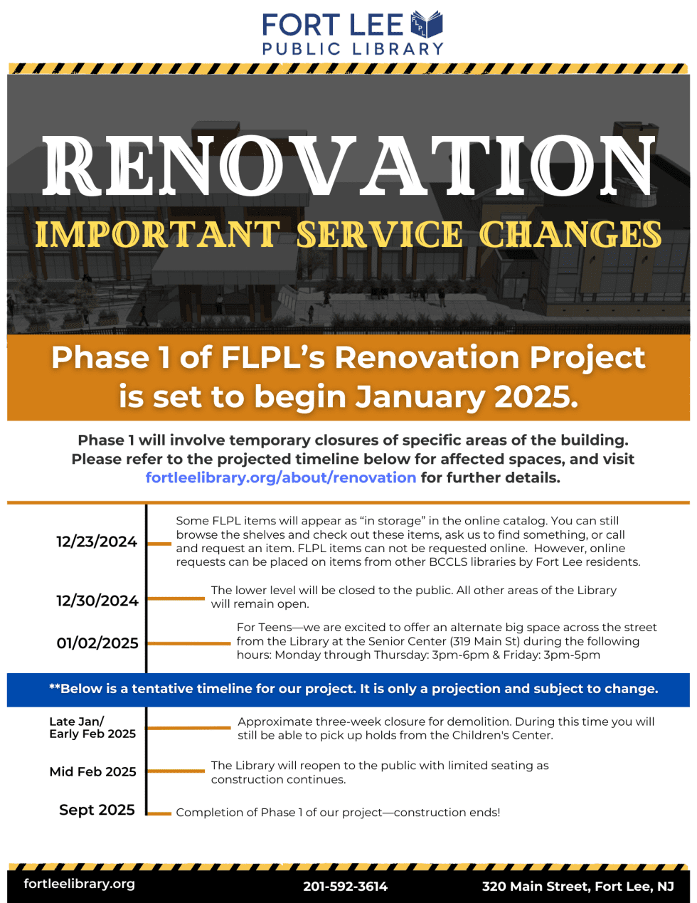 Home Fort Lee Public Library