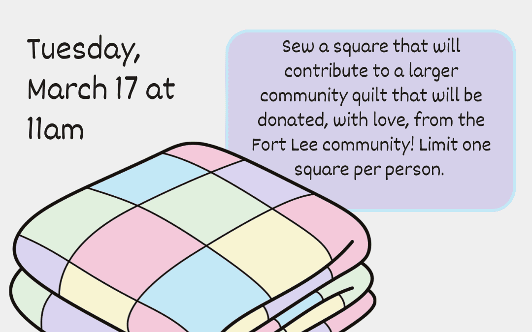 COMMUNITY QUILT: MAKE A SQUARE